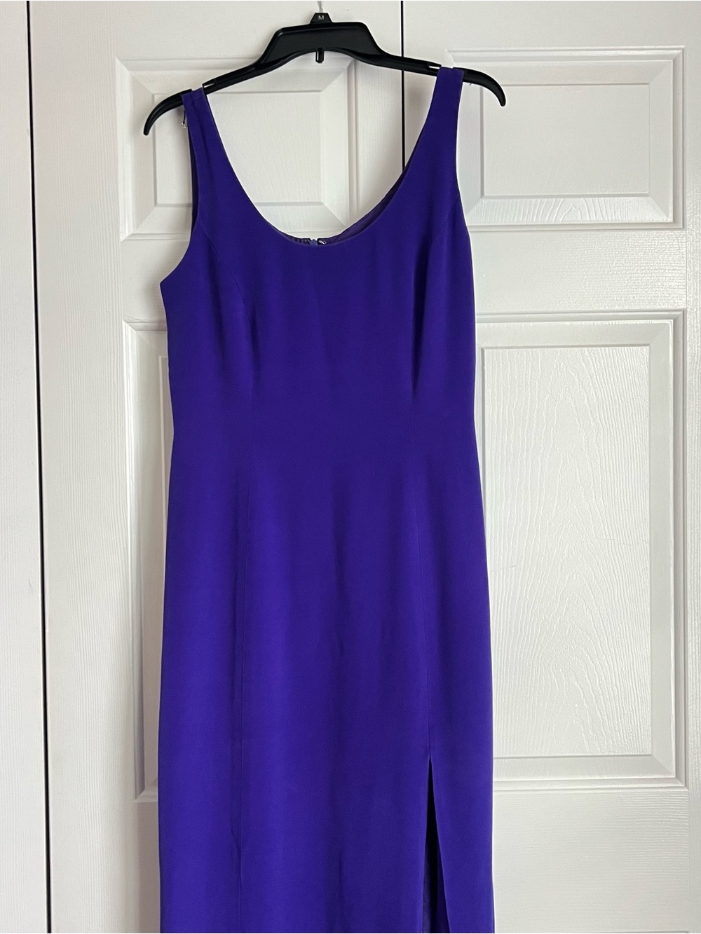 100% Silk Rimini Vibrant Purple Maxi Sheath Dress